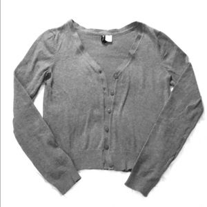 H&M Divided Gray Cardigan